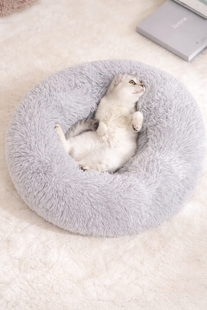 Plush Round Pet Bed